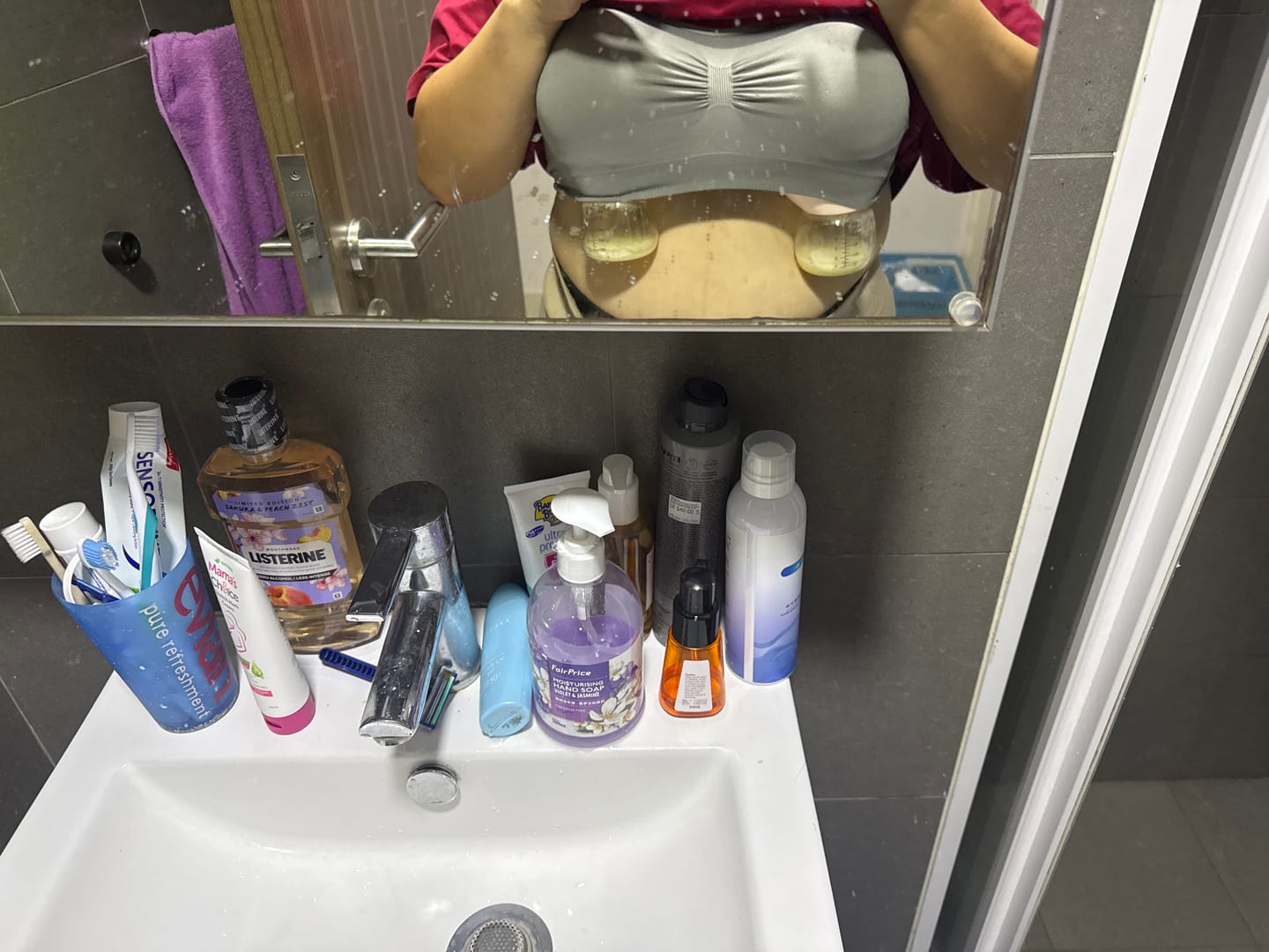 Customer photo review of Lovemère Seamless Nursing Bra