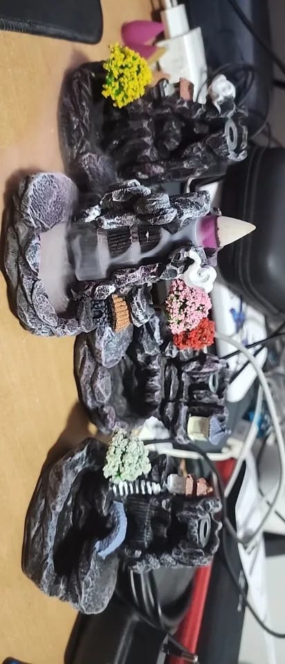 Customer photo review of Waterfall Backflow Incense Burner