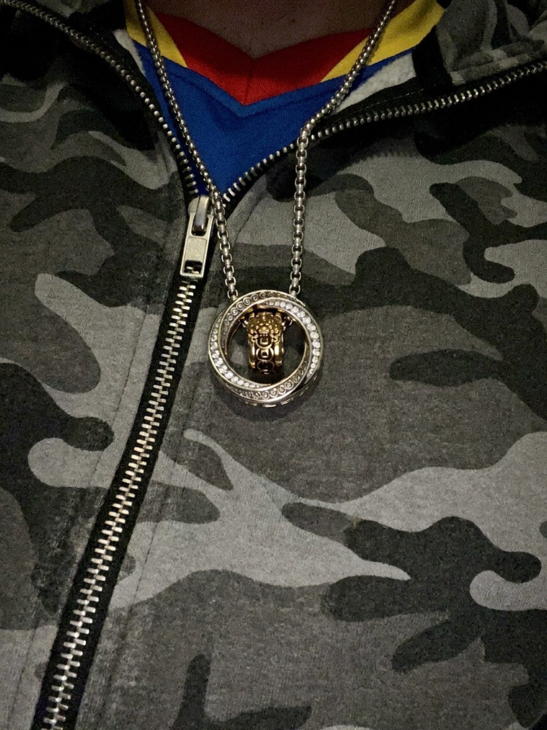 Customer photo review of The Mobius Pixiu Necklace