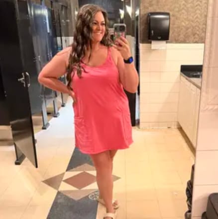 Customer photo review of The Everyday Mini Dress