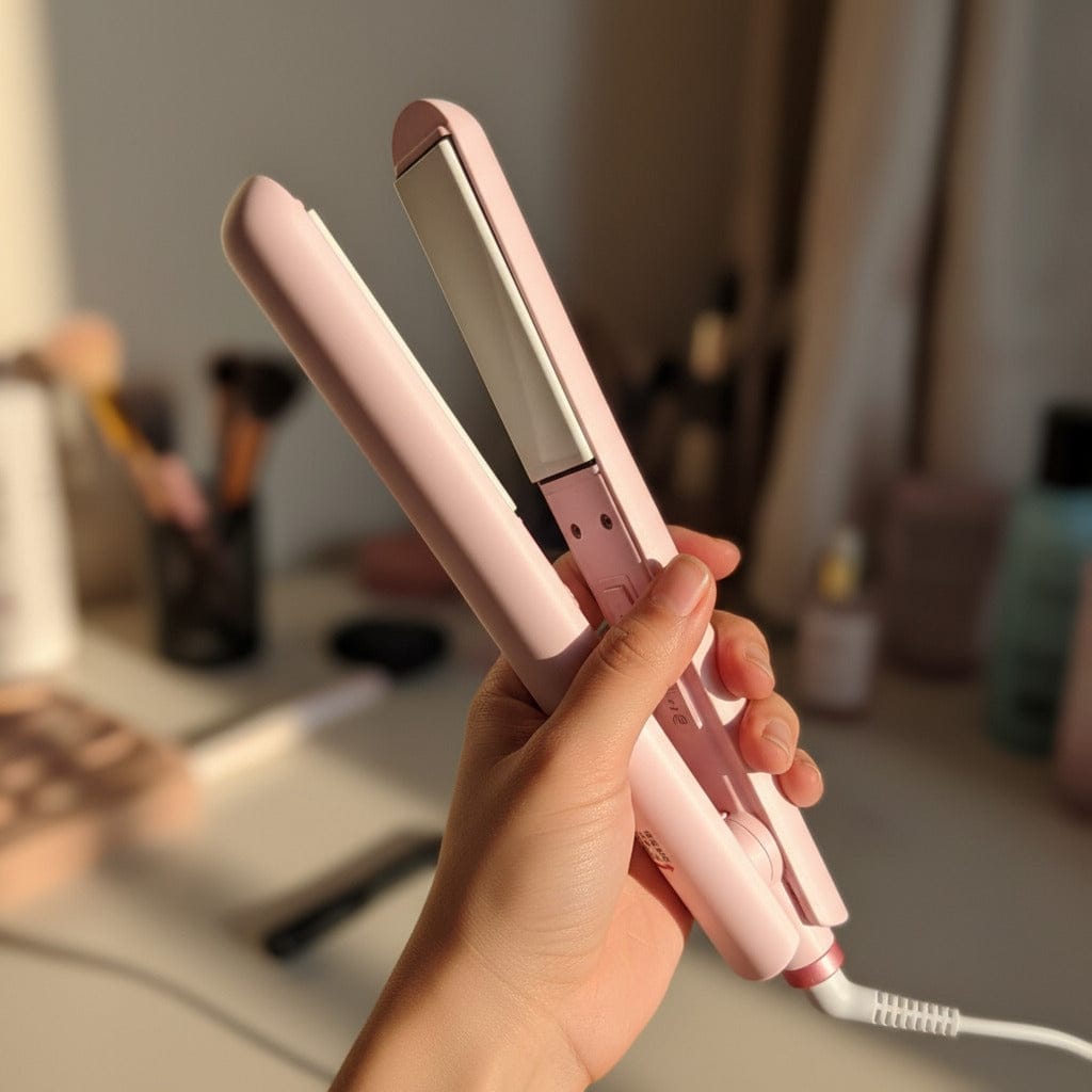 Customer photo review of Piastra a Vapore Ionica – Styling Liscio e Luminoso