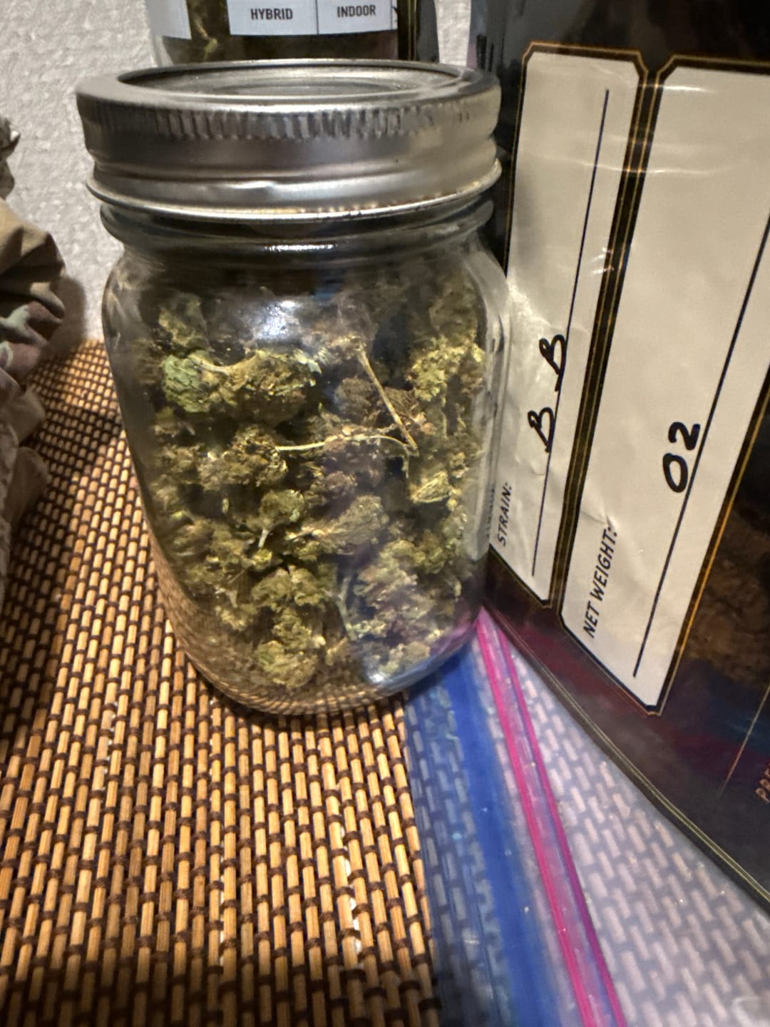 Customer photo review of Blackout Berries THCA Flower Ounce (28g)