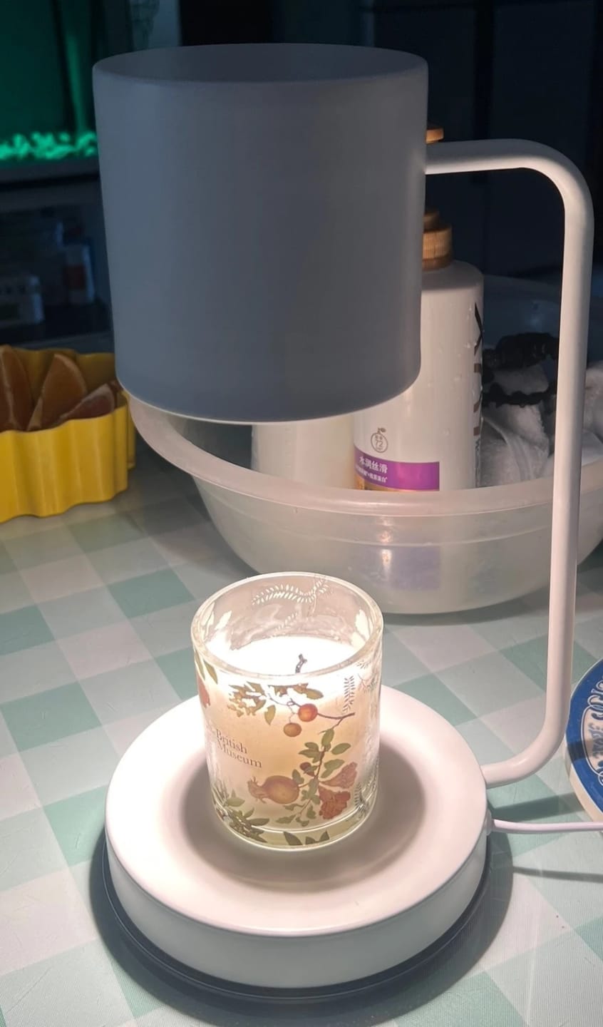 Customer photo review of Dimmable Candle Warmer Lamp