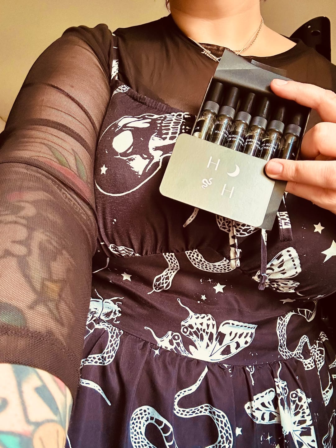 Customer photo review of Gothic Tales Perfume Box