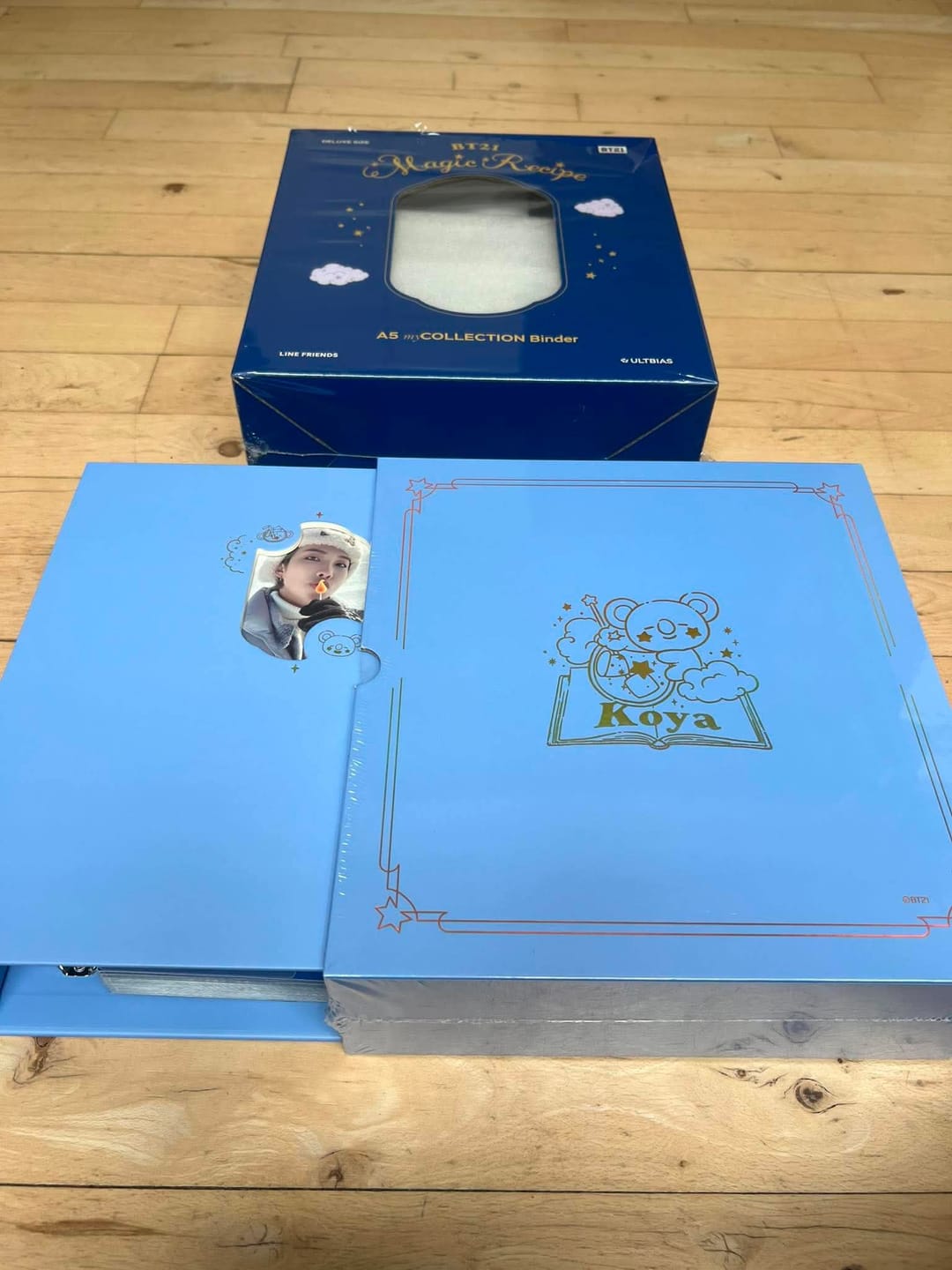 Customer photo review of BT21 with ULTBIAS - KOYA - A5 myCOLLECTION - Complete Set (World)