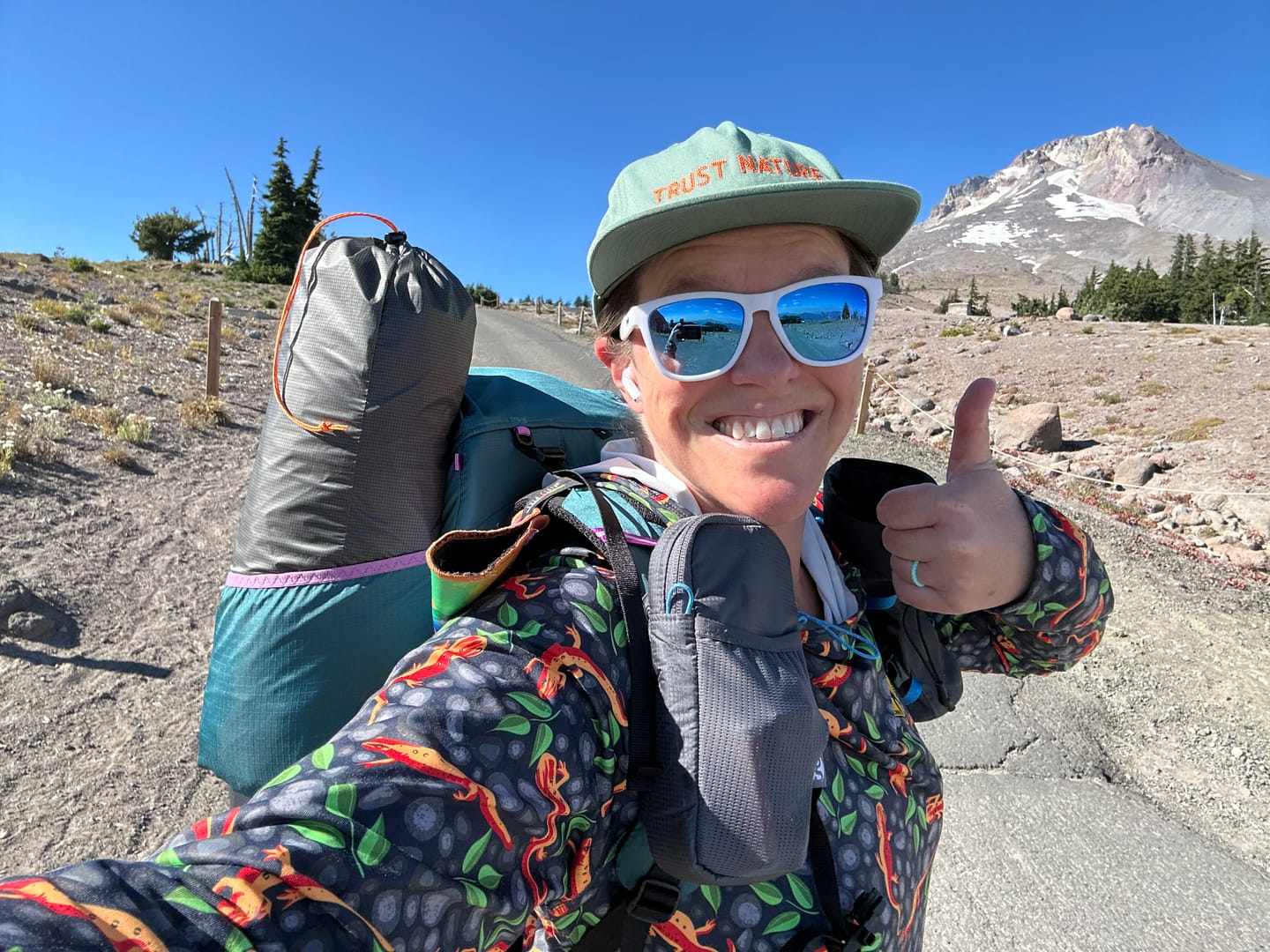 Customer photo review of Mariposa 60 Backpack