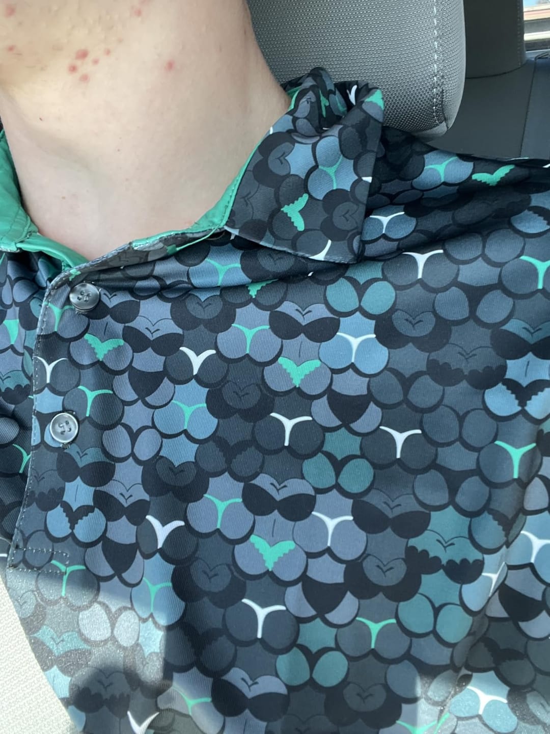 Customer photo review of Shadow Matrix Golf Polo