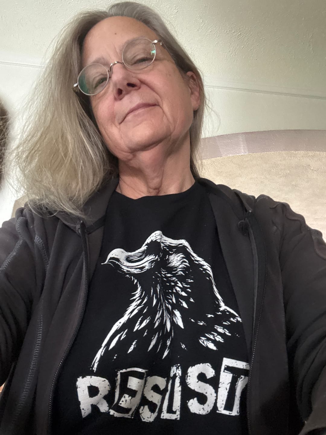 Customer photo review of Resist Raven Women's Tee