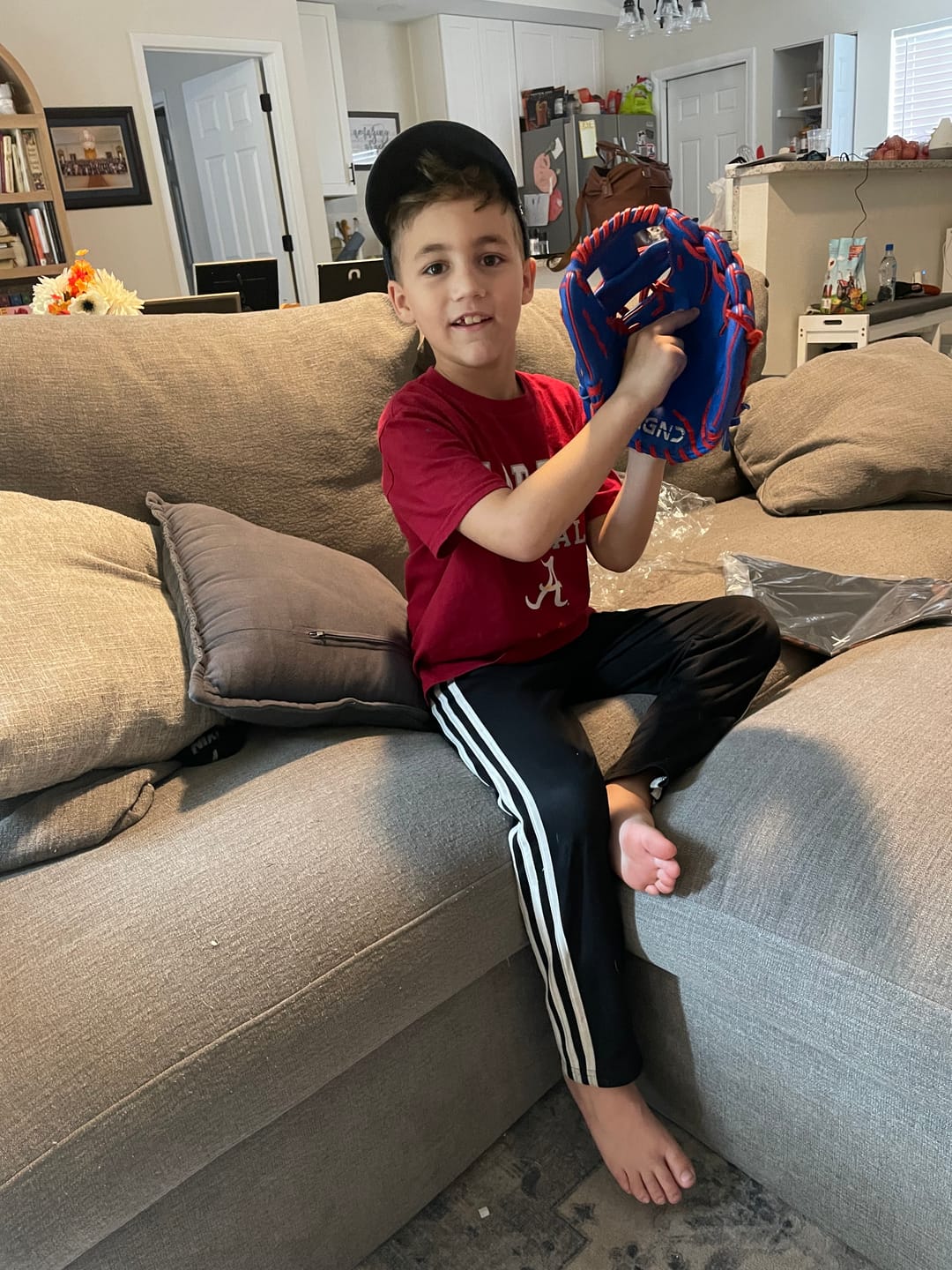 Customer photo review of MOOK Glove - All Blue