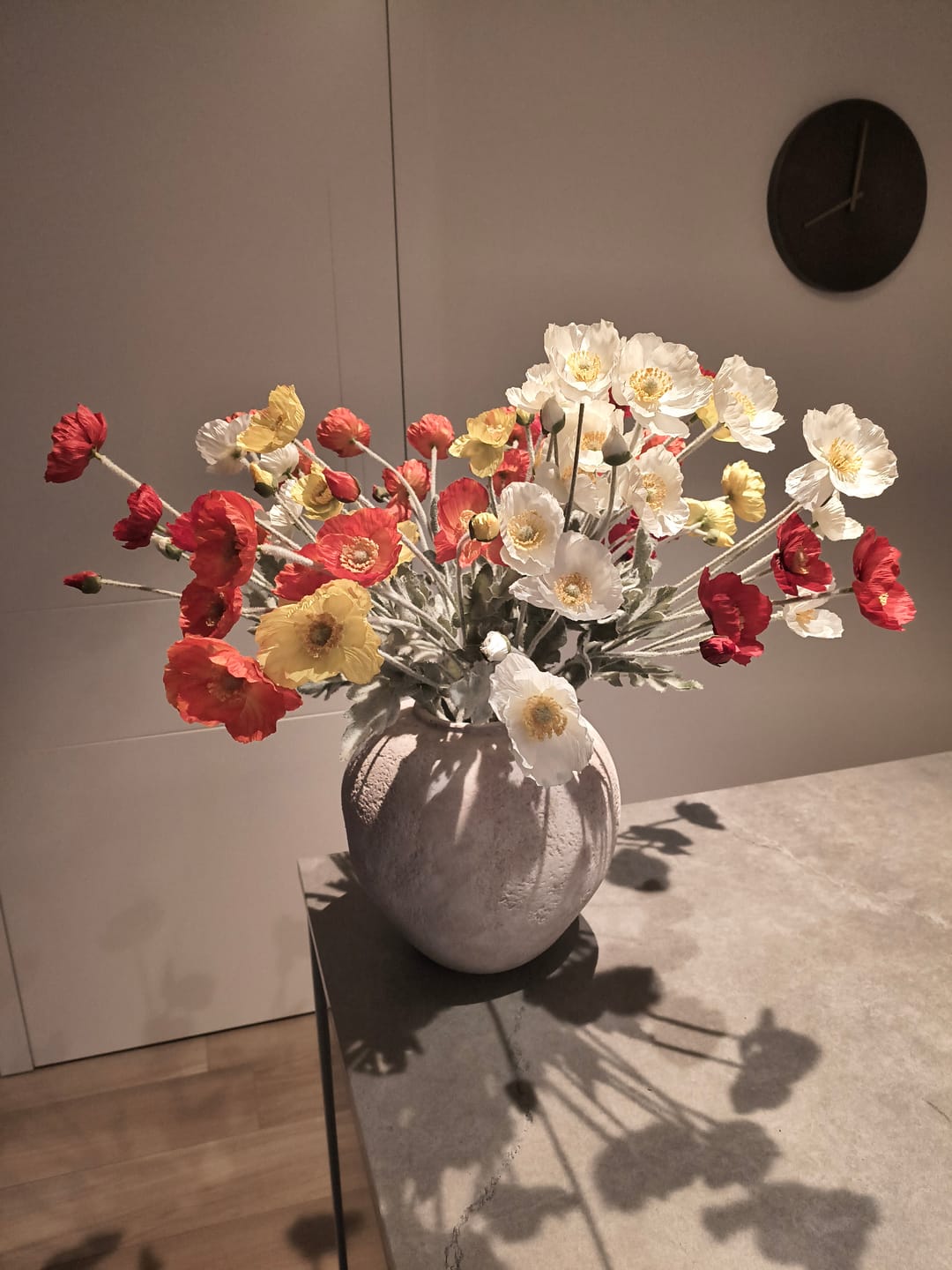 Customer photo review of Zijden Klaprozen - Mix