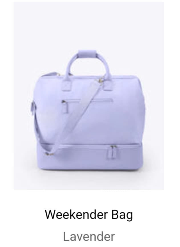 Customer photo review of Weekender Bag