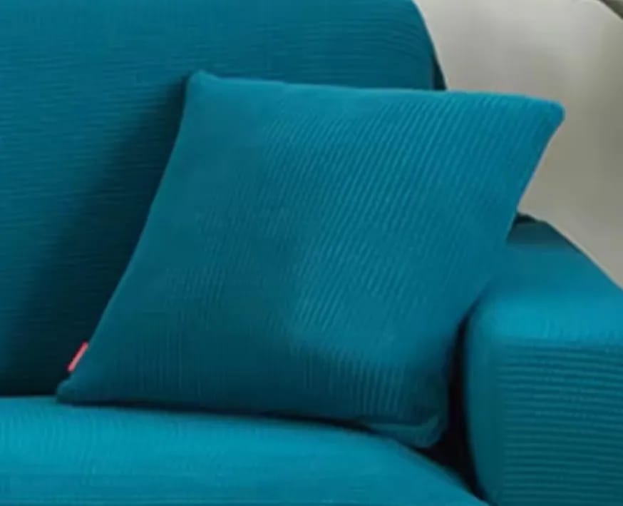 Customer photo review of Ribbed Corduroy Cushion Cover