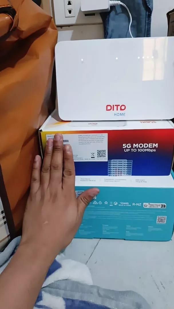 Customer photo review of DITO Home WoWFi Pro w/ Unli Data for 15/30Days
