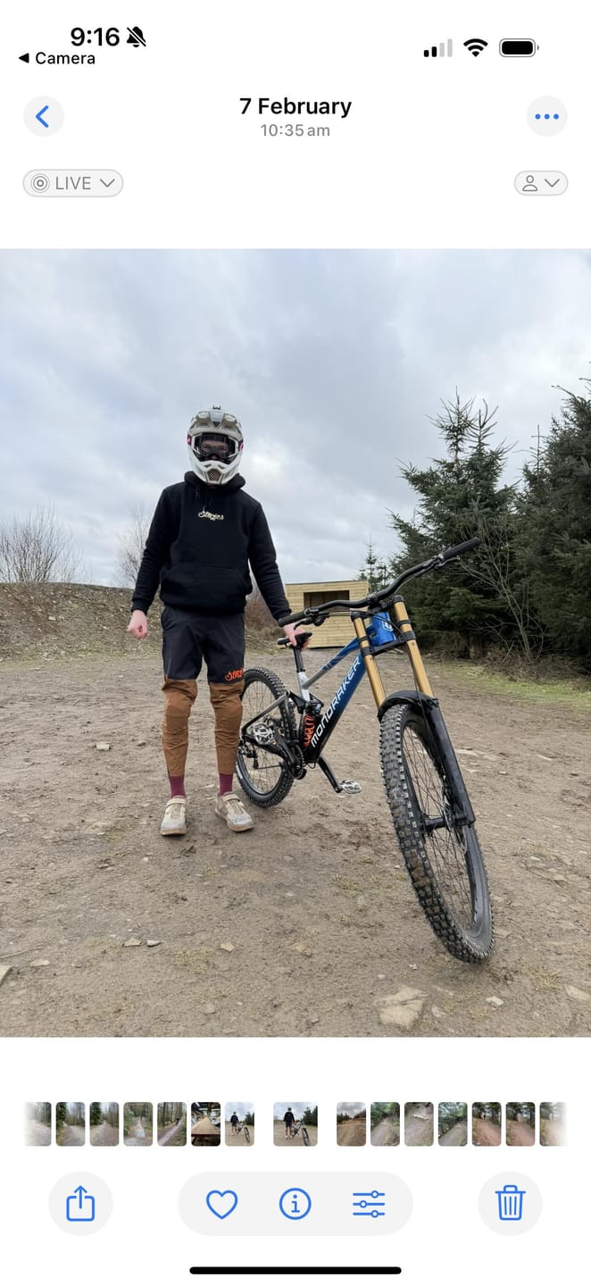 Customer photo review of Melted Tech Trousers