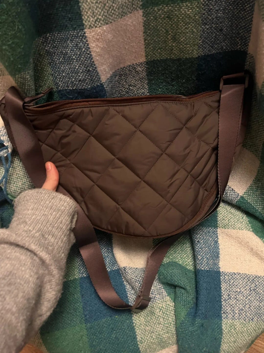 Customer photo review of Ella Nylon Crossbody Belt Bag