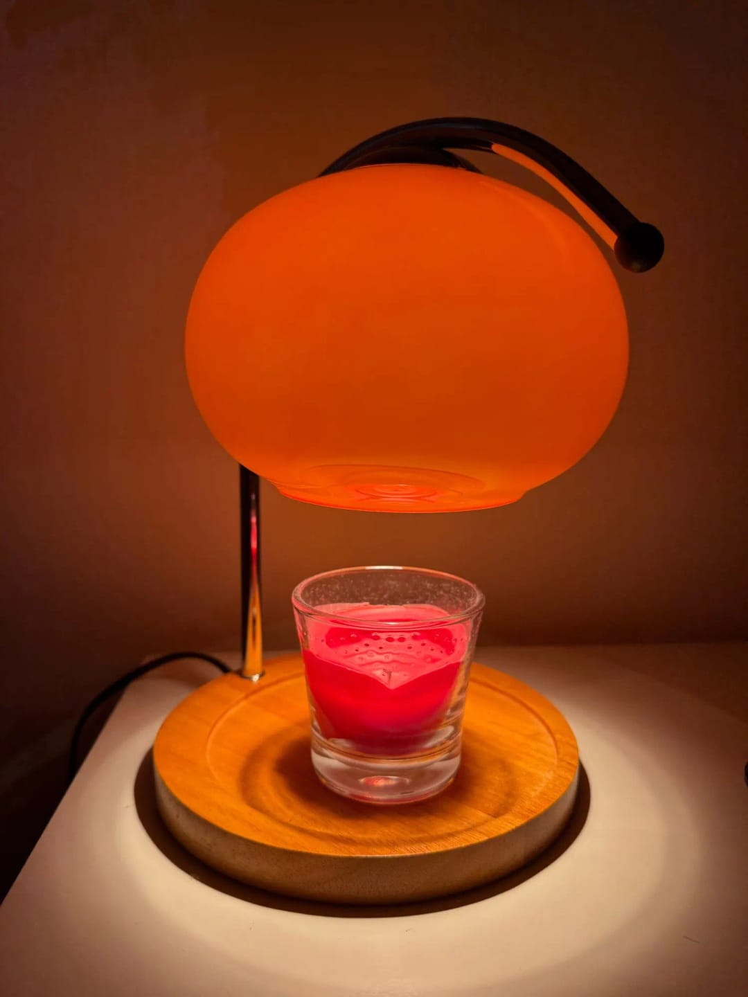 Customer photo review of Dimmable Candle Warmer Lamp