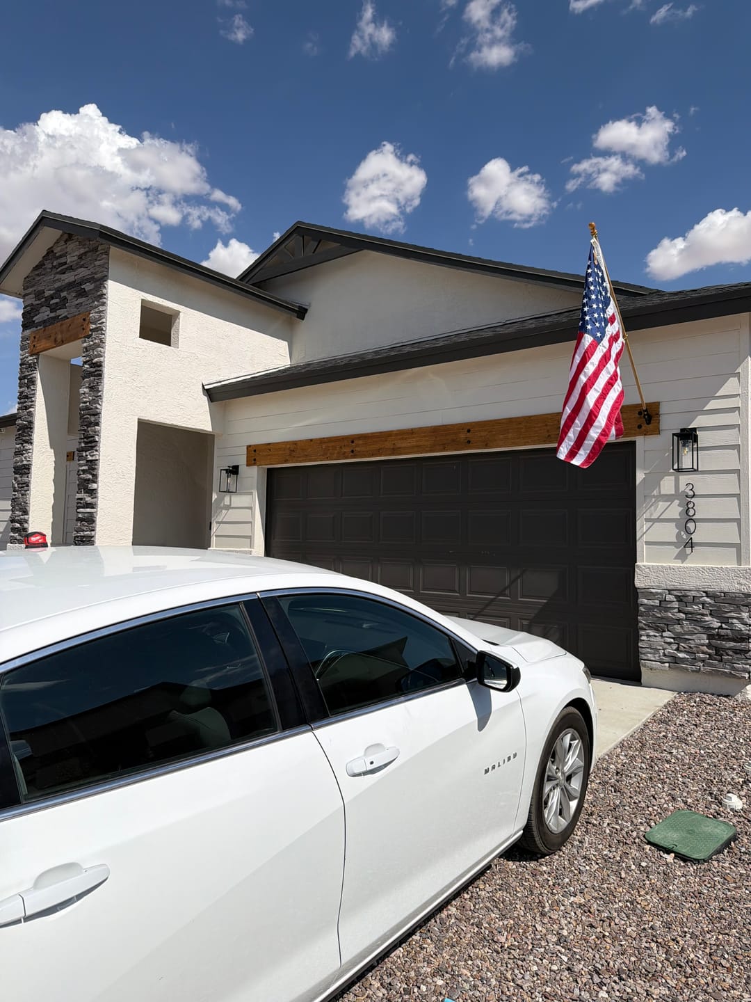 Customer photo review of 3' x 5' American Flag Set