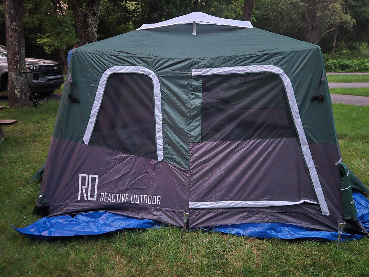 Customer photo review of 2-Step Cabin Tent
