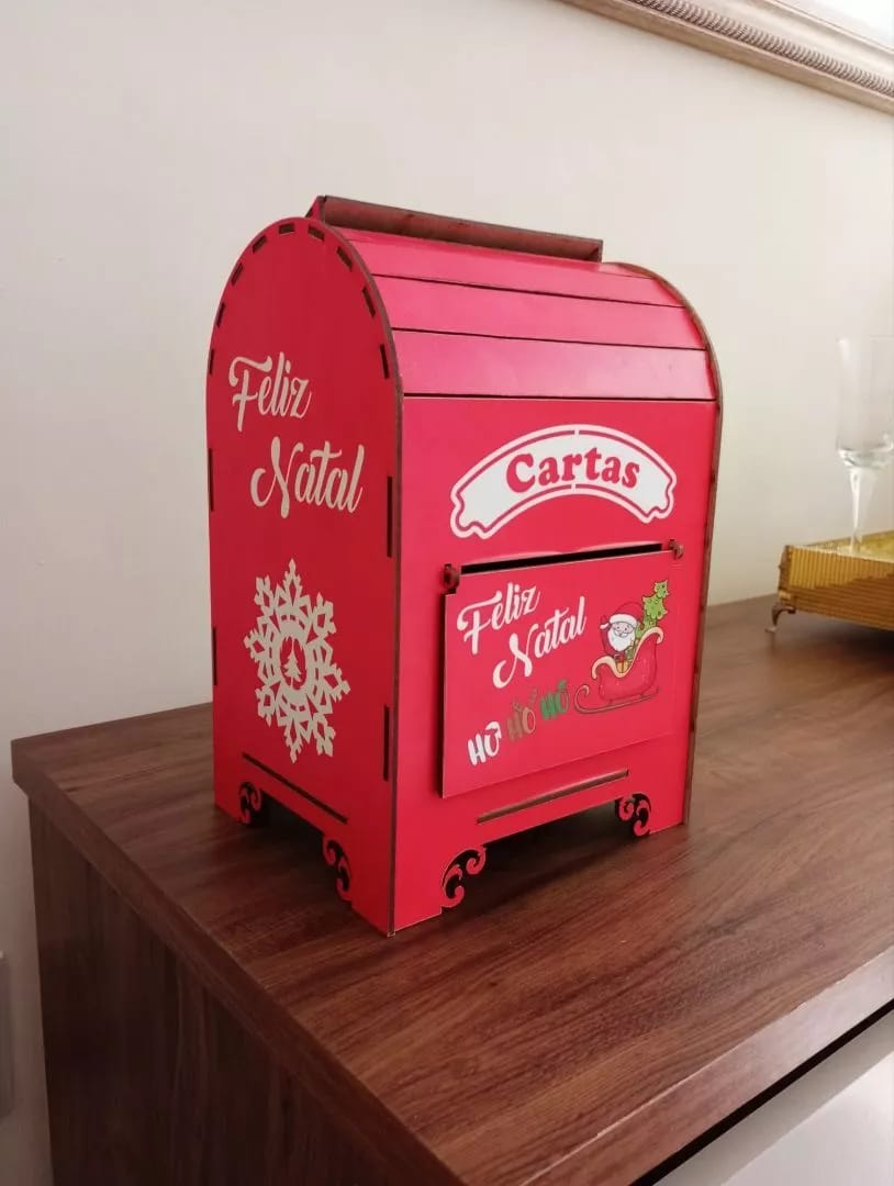 Customer photo review of Decoração de Natal Caixa de Cartas Correio do Noel