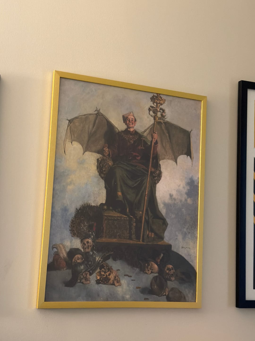 Customer photo review of Allegory of Satan (Lord of the World) | Ludwik Stasiak | c. 1900