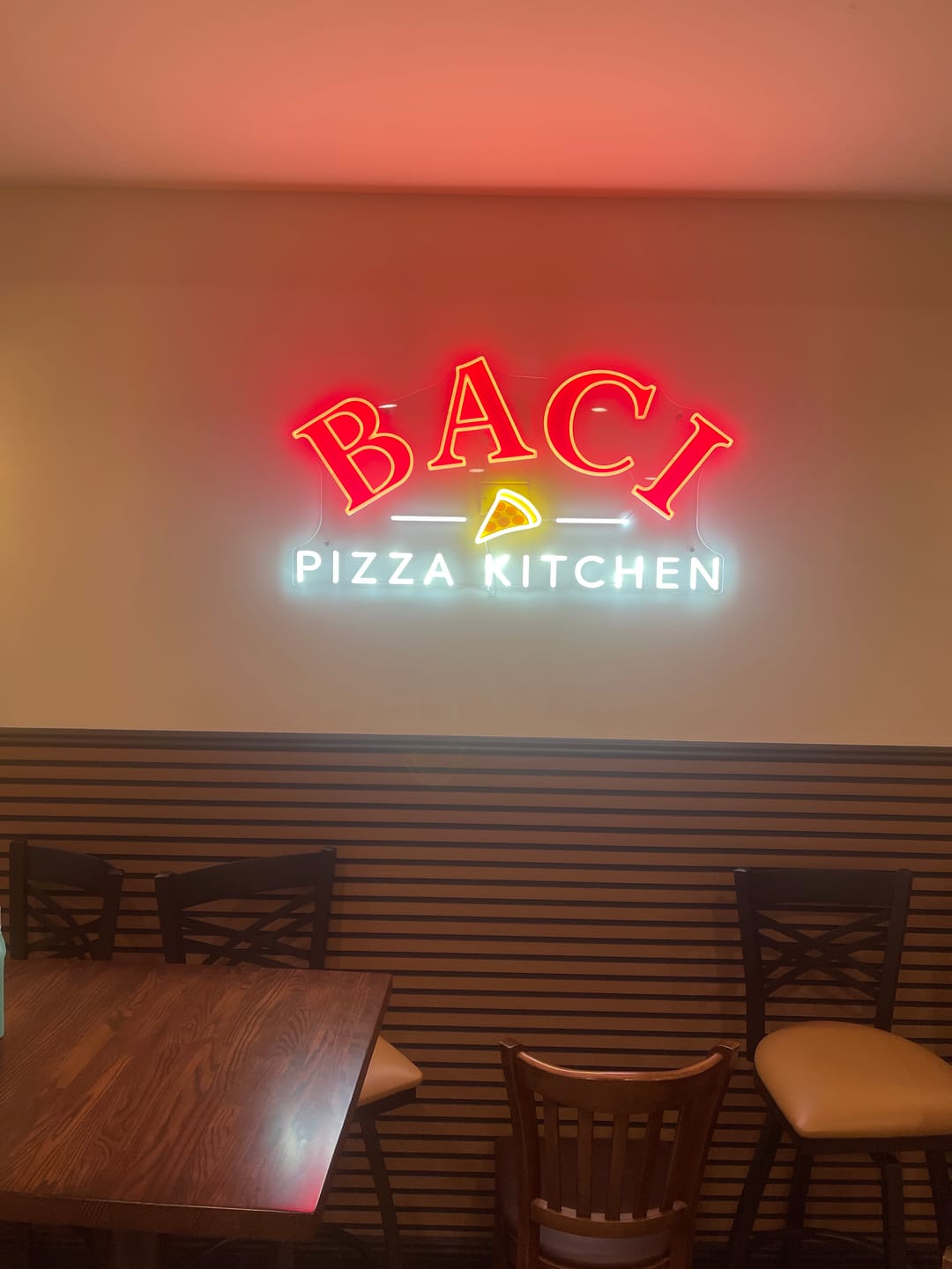 Customer photo review of BACI PIZZA KITCHEN | LED NEON SIGN