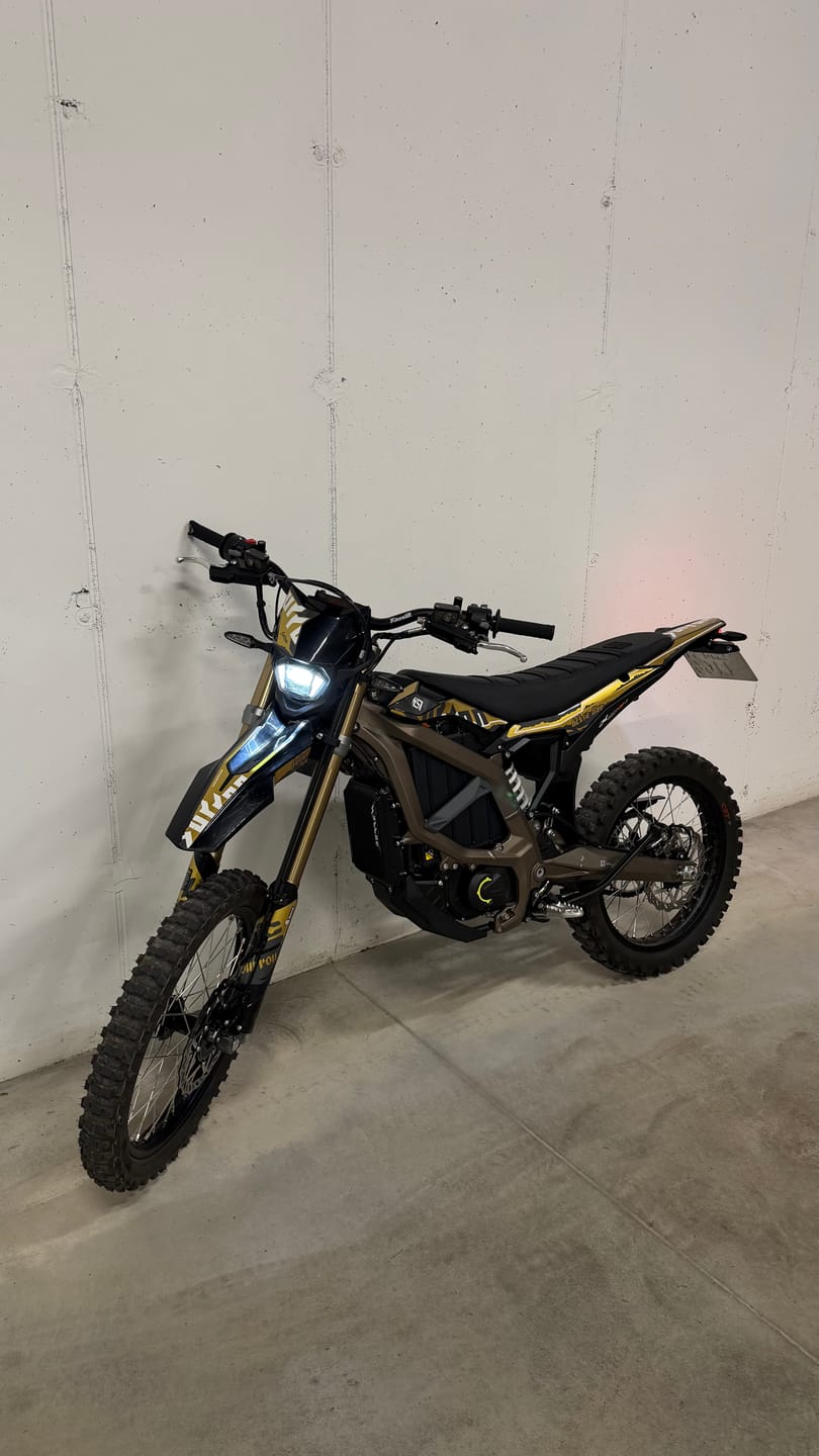 Customer photo review of Custom Seat Cover: Sur-Ron Ultra Bee