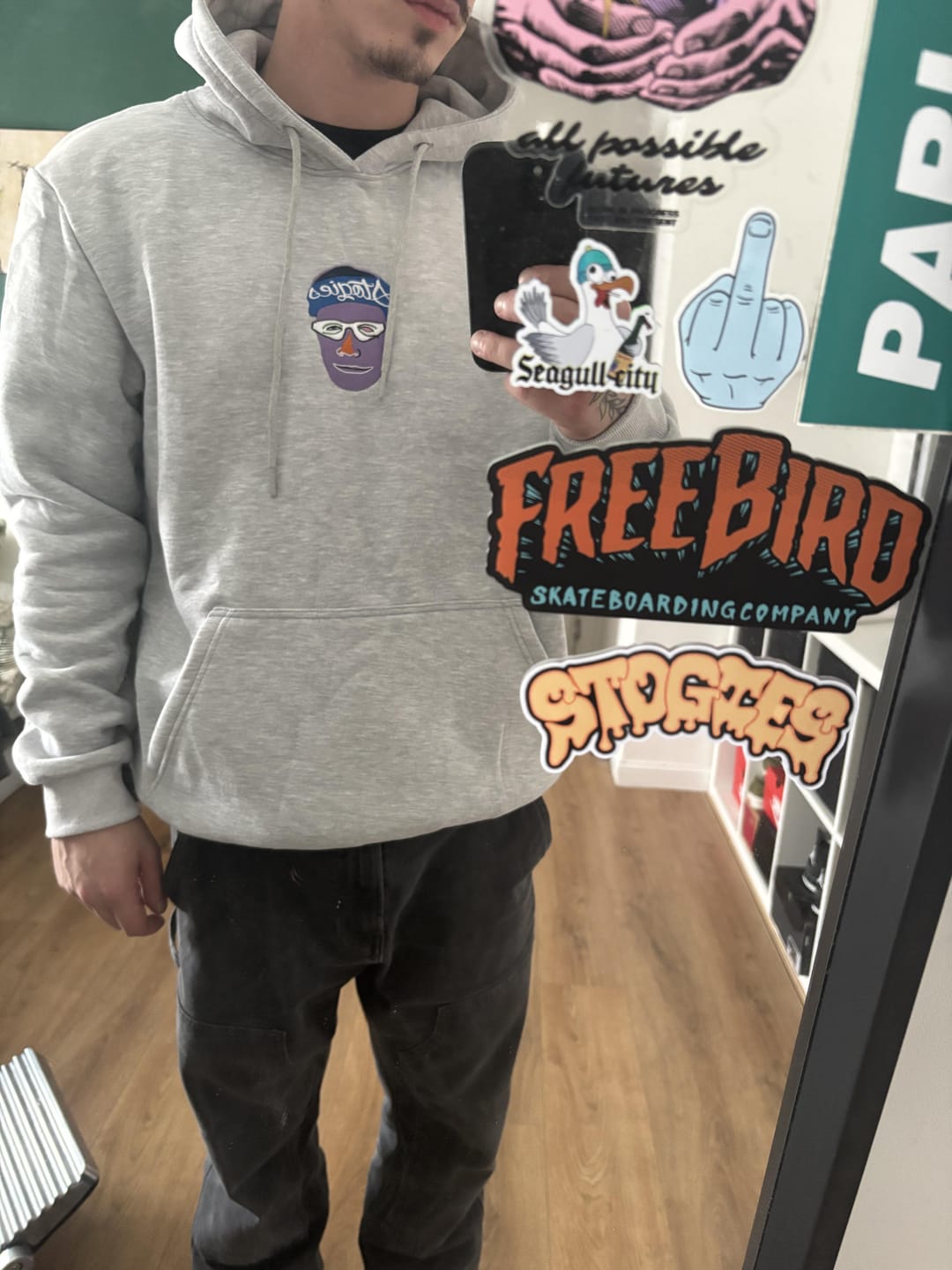 Customer photo review of Biker-man -  hoodie