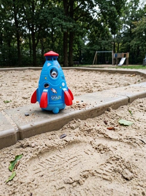 Customer photo review of Wasserrakete Gartenspielzeug | Raketen Sprinkler Pumpe Outdoor Sommerspaß