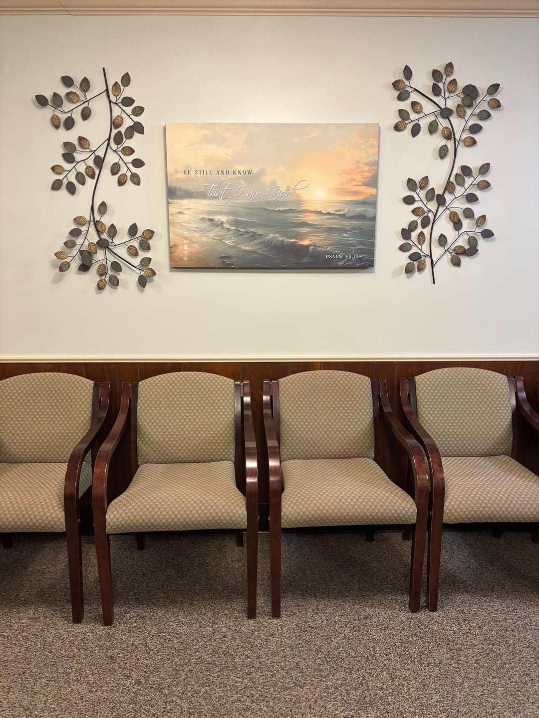 Customer photo review of Be Still and Know, Seascape, Psalm 46:10 Wall Art Canvas Print