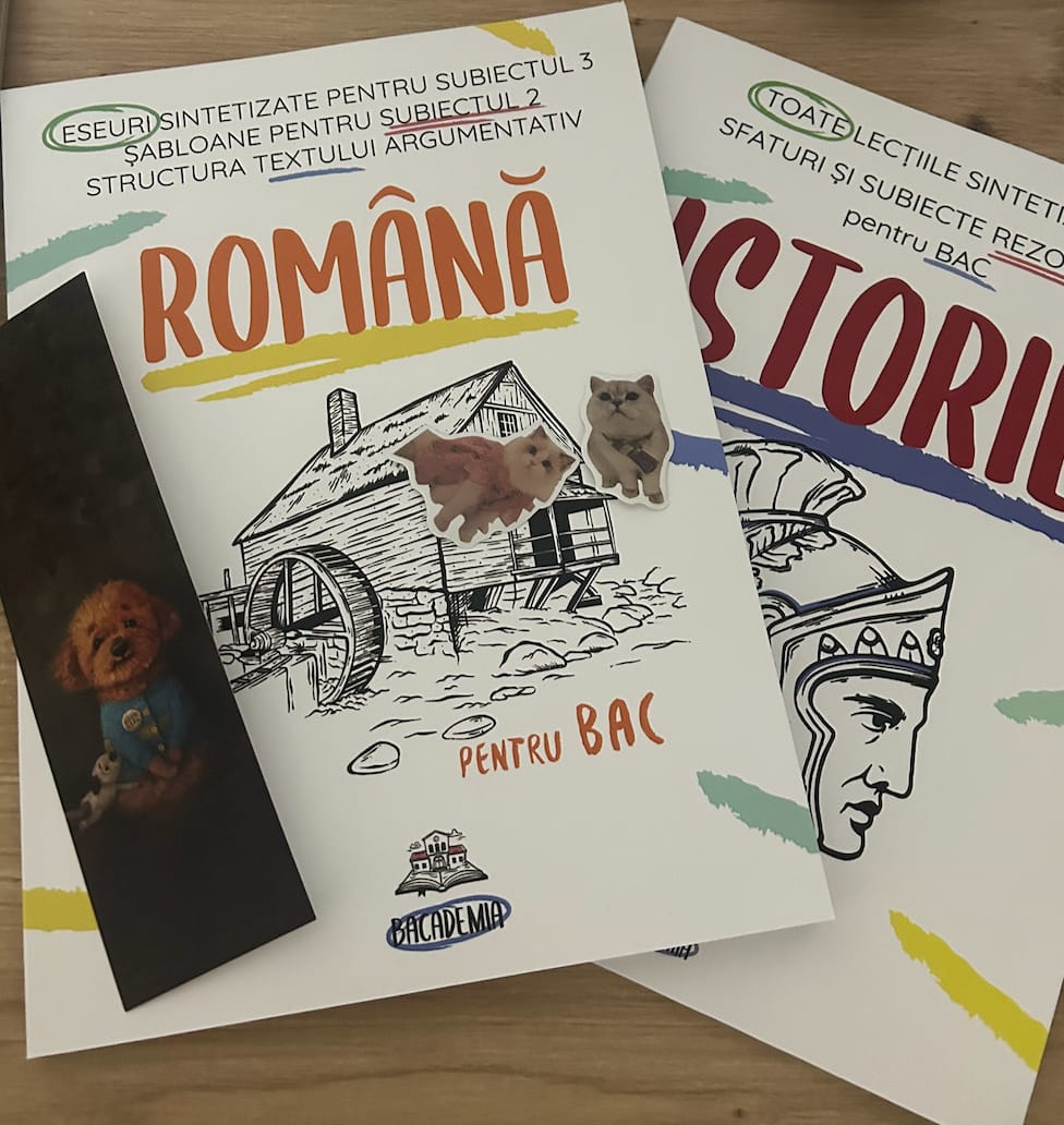 Customer photo review of Pachet Bacalaureat (Română + Istorie) Bacademia