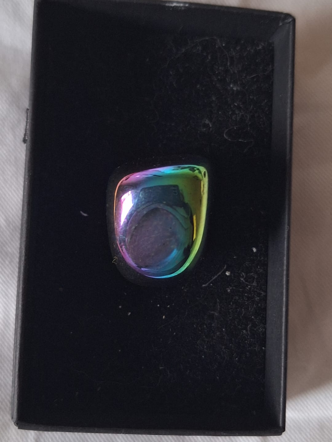 Customer photo review of Titanium aura quartz - Tumblestone