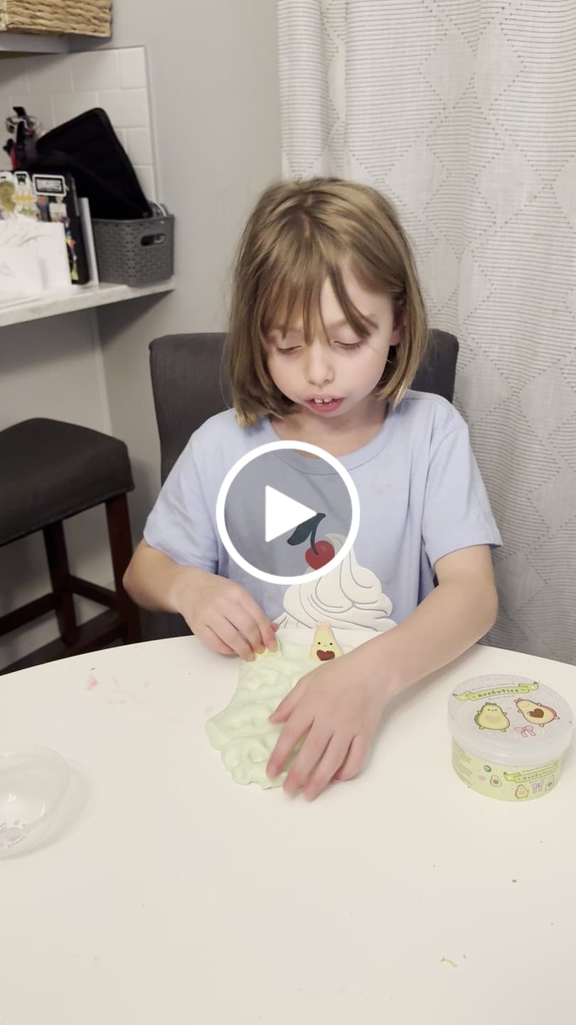 Customer video review of AvoCuties Butter Signature Dome™ Slime