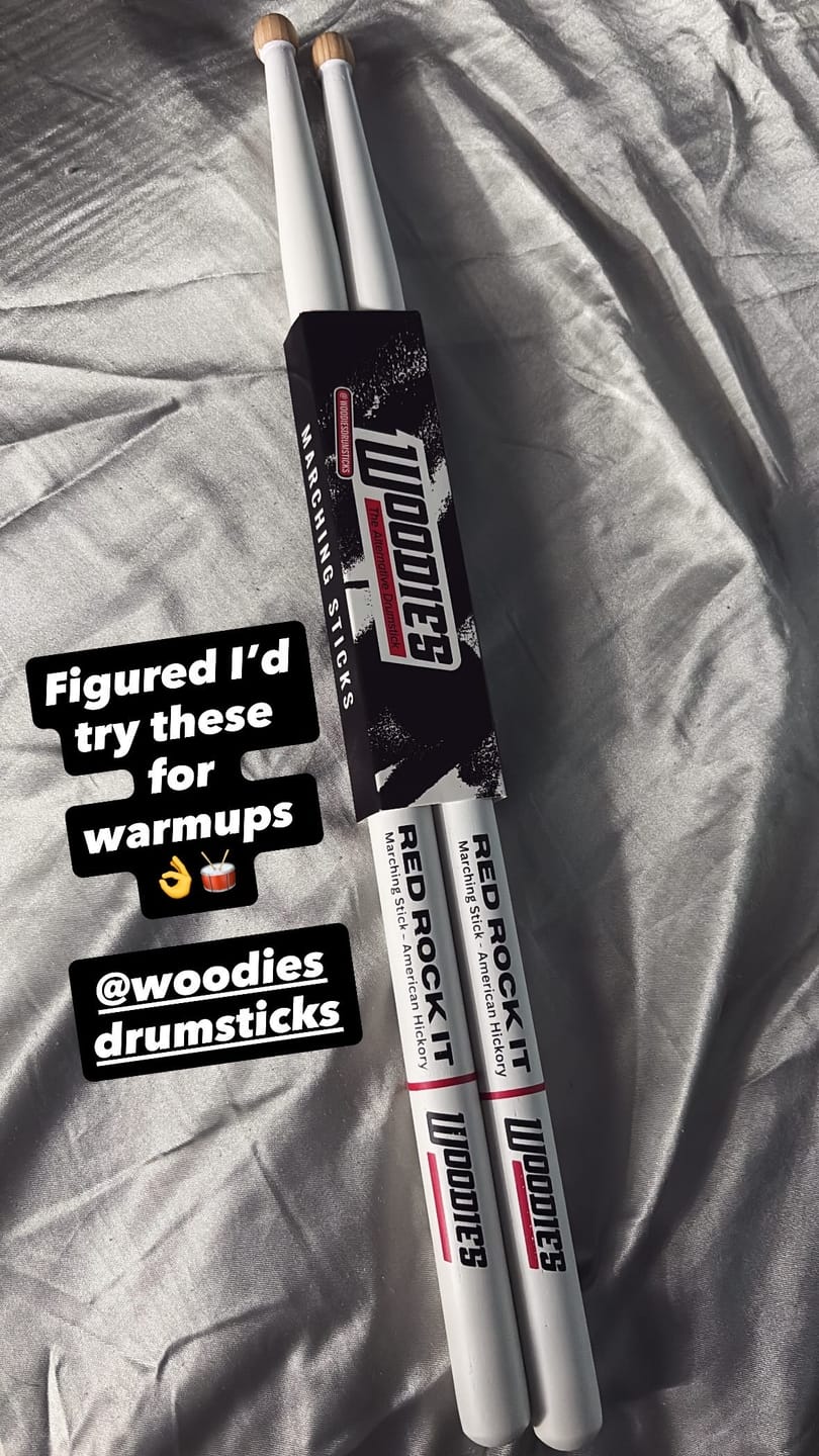 Customer photo review of American Hickory Red Rock It Marching Sticks