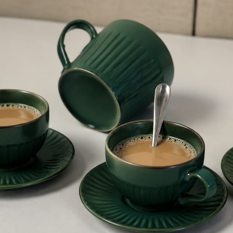 Customer photo review of Hinata Gourd Coffee Cup & Saucer Set