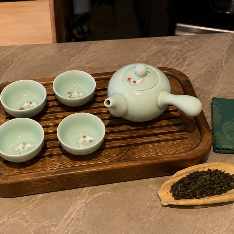 Customer photo review of Tsubasa Ceramic Tea Warmer Set