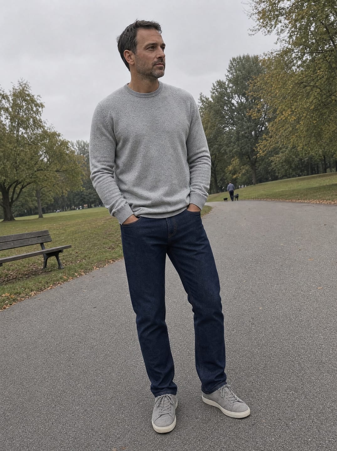 Customer photo review of The Precision Jeans – Midnight