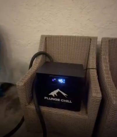 Customer photo review of COLD PLUNGE CHILLER