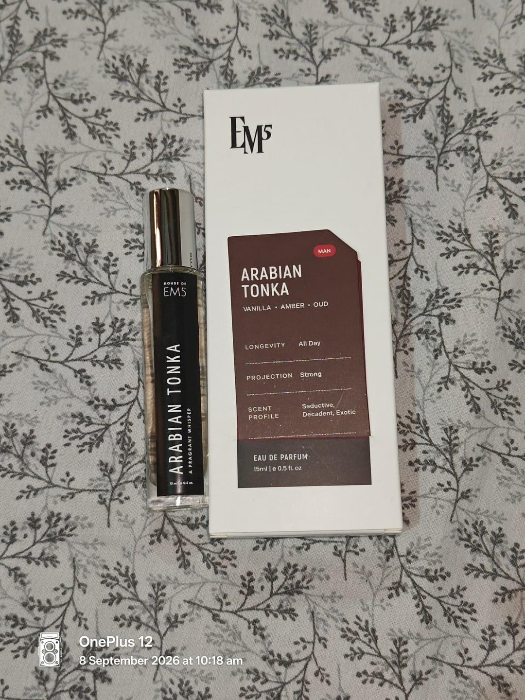 Customer photo review of Arabian Tonka | Eau De Parfum
