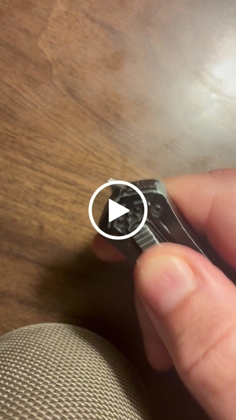 Customer video review of VT Black Rocket Mini OTF Knife