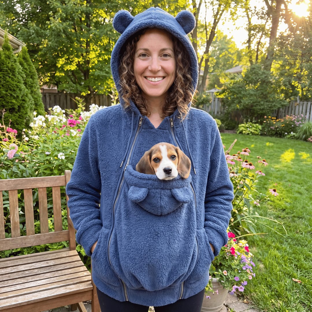 Customer photo review of MyDogBathrobe™ Dog Fleece