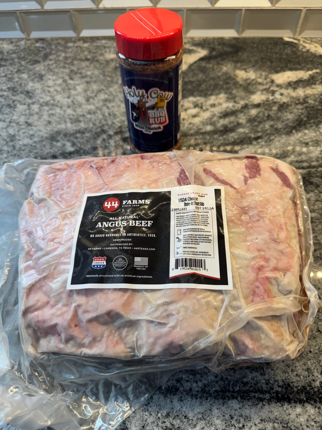 Customer photo review of Buy 2 Beef Plate Ribs, Get 1 FREE + Holy Cow Seasoning