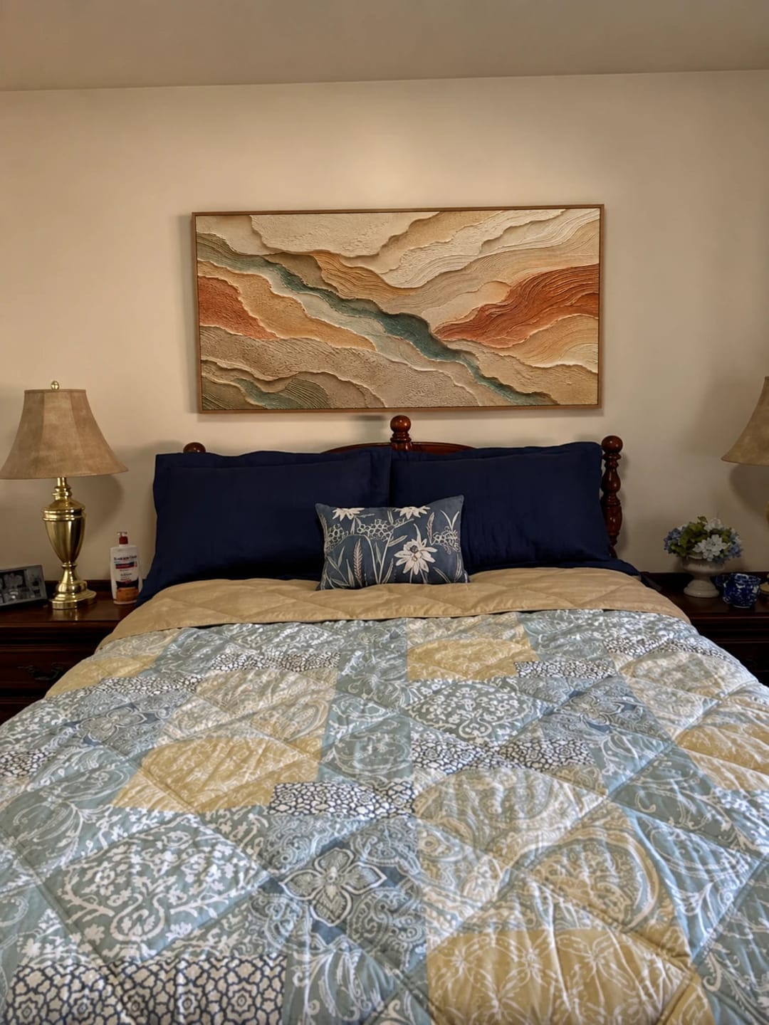 Customer photo review of Textured & Impasto Art｜Canyon Moss Layers
