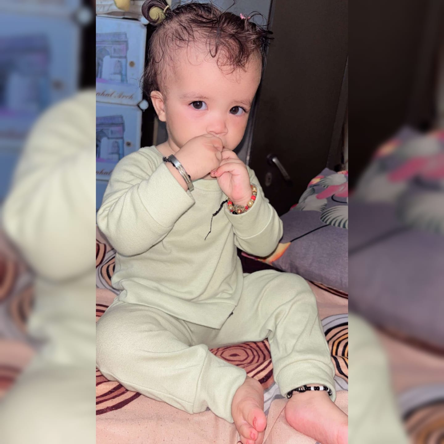 Customer photo review of Easy Romper Brown + Green - Pack of 2
