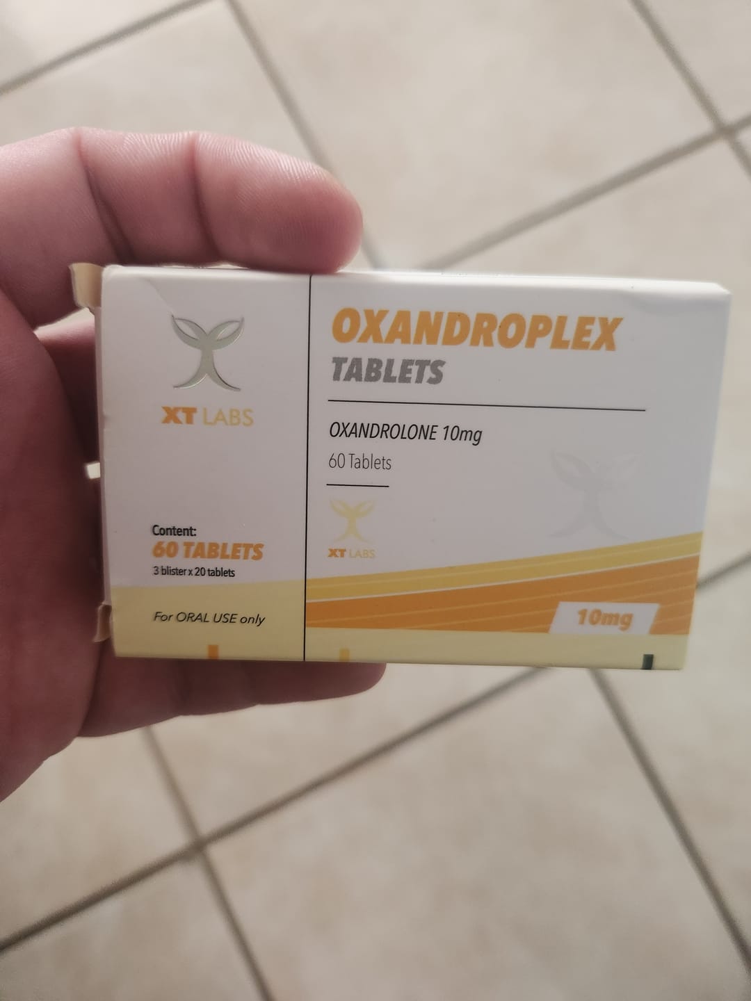 Customer photo review of OXANDROPLEX | Oxandrolona (Anavar) 10mg 60 tabs