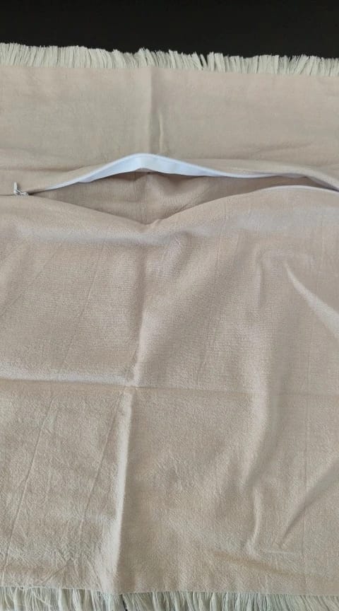 Customer photo review of French Flax Linen Pillowcase