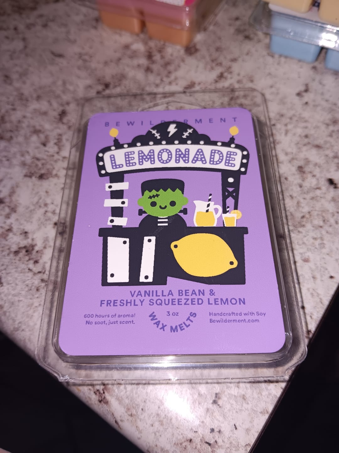 Customer photo review of Lemonade Wax Melts