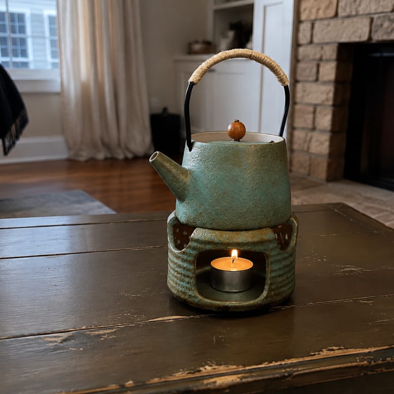 Customer photo review of Reika Ceramic Travel Tea Set