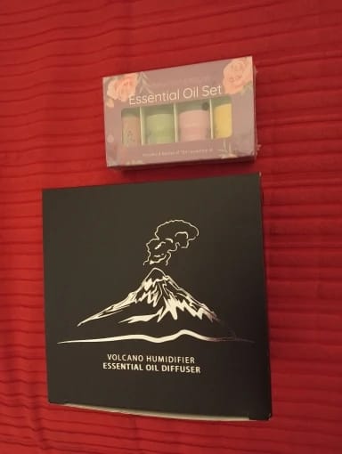 Customer photo review of Volcano Flame Aroma Diffuser