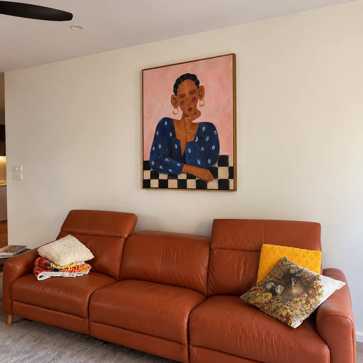 Customer photo review of Modern Folk Art ｜ Quiet Blue