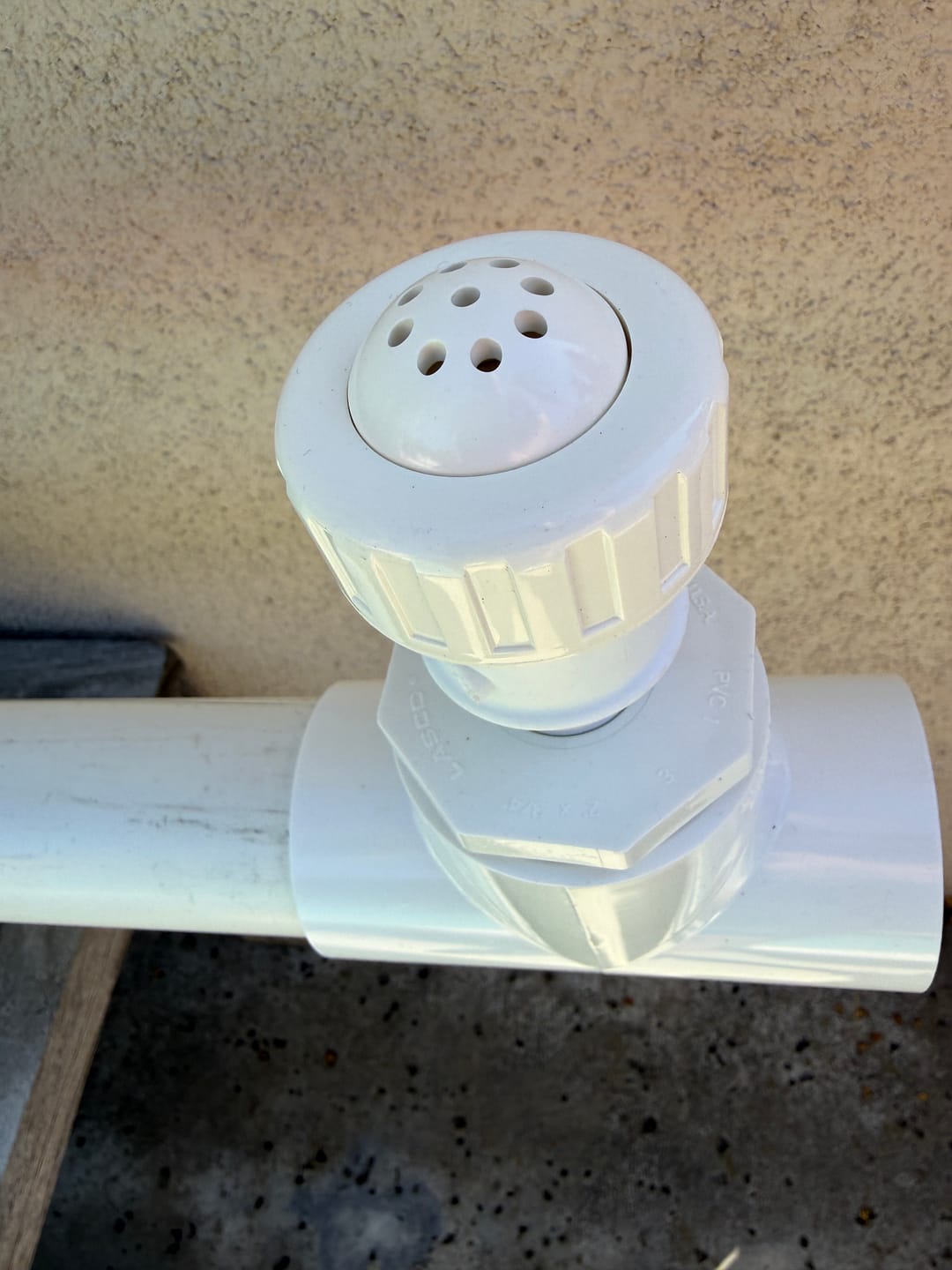 Customer photo review of SwimJoy Vacuum Relief Valve Attachment Set - Allows Gravity Drainage of Solar Pool Panels and Piping To Prevent Freeze Damage & Extend Service Life